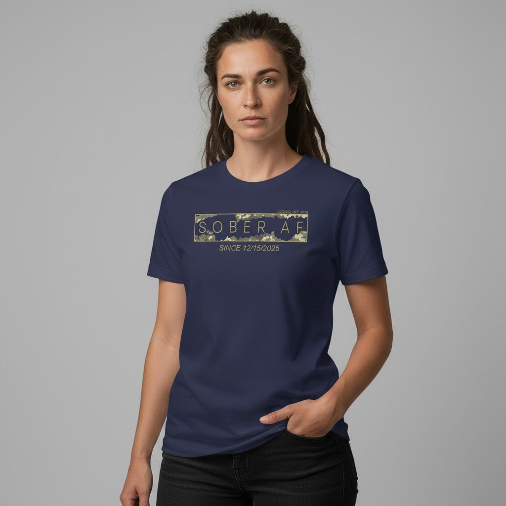 Sober AF Sober T Shirt featuring the design (view 21)