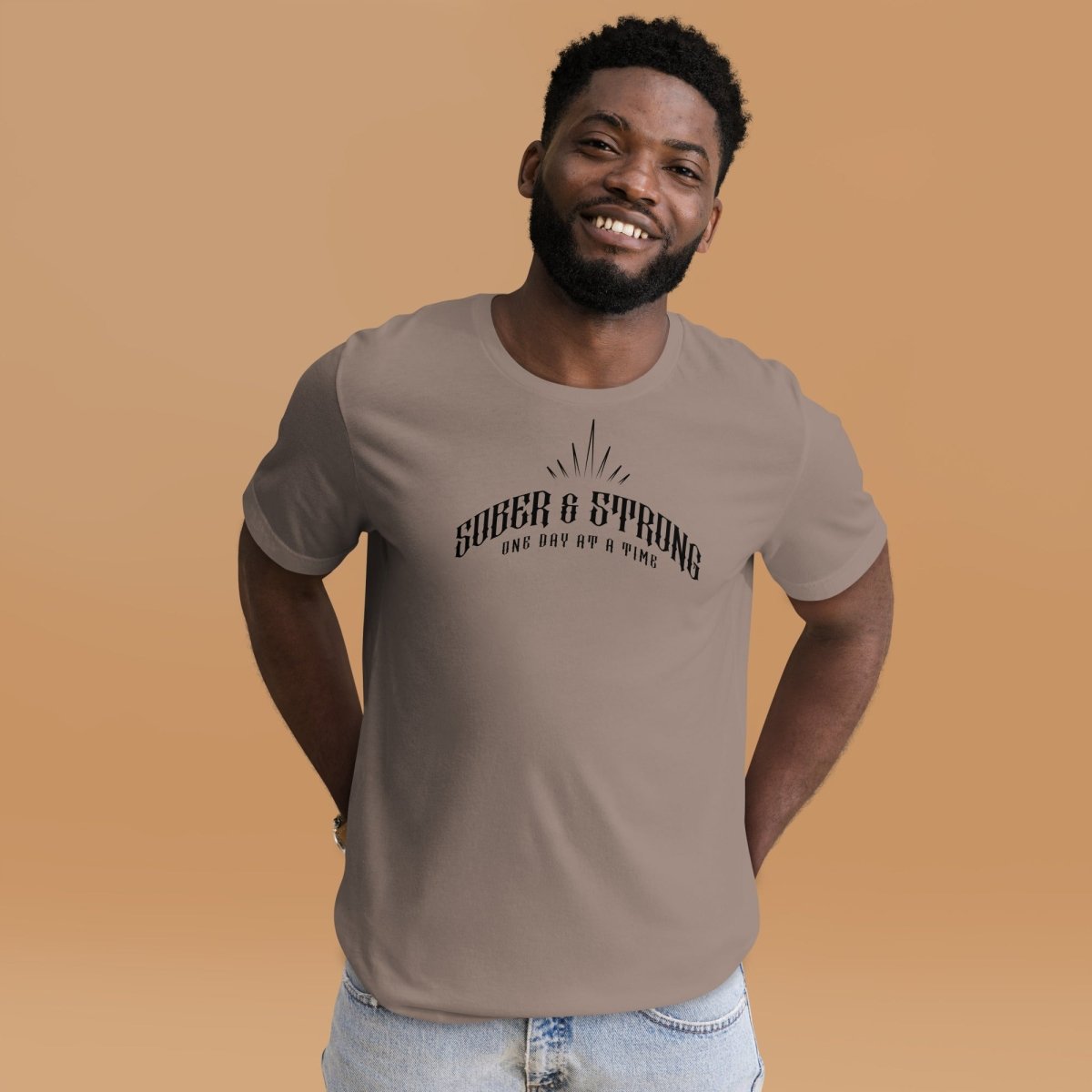 Loosid Sober & Strong Sober T Shirt featuring the design