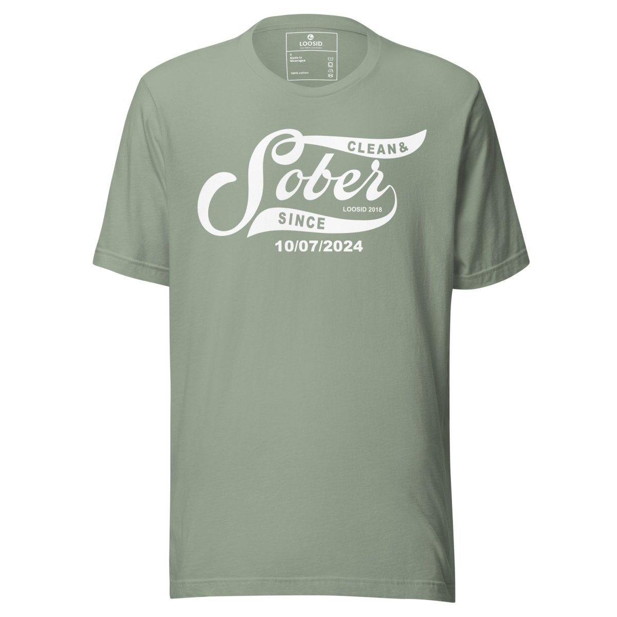 Sober Since Sober T Shirt product photo (view 30)