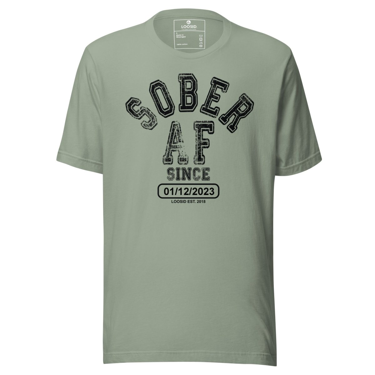 Sober AF Since Sober Sober T Shirt product photo (view 10)