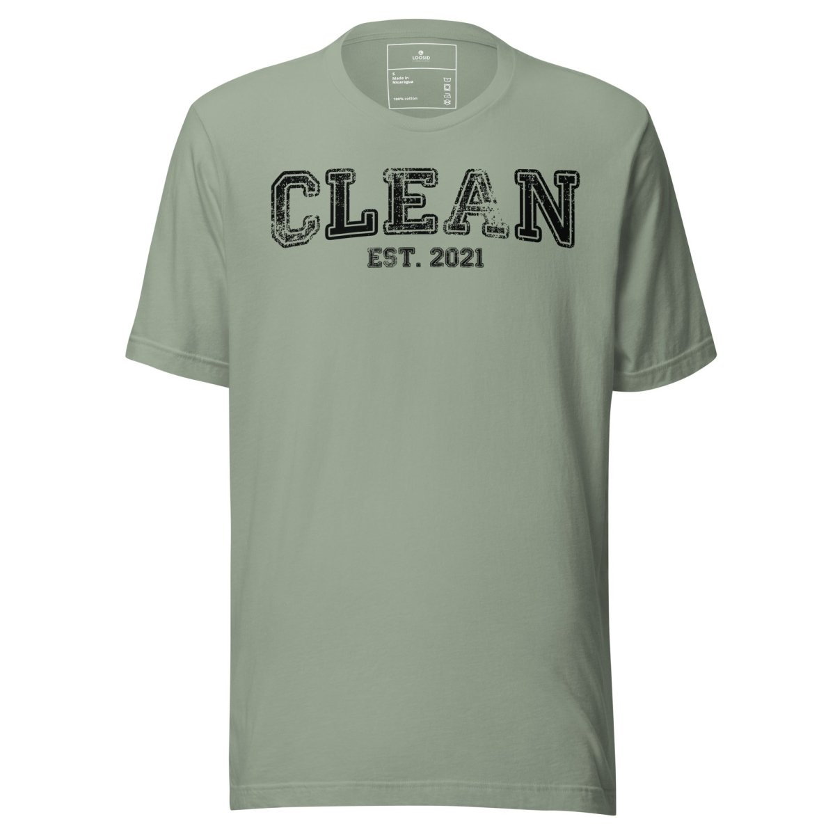 Clean EST. Sober T Shirt featuring the design (view 11)