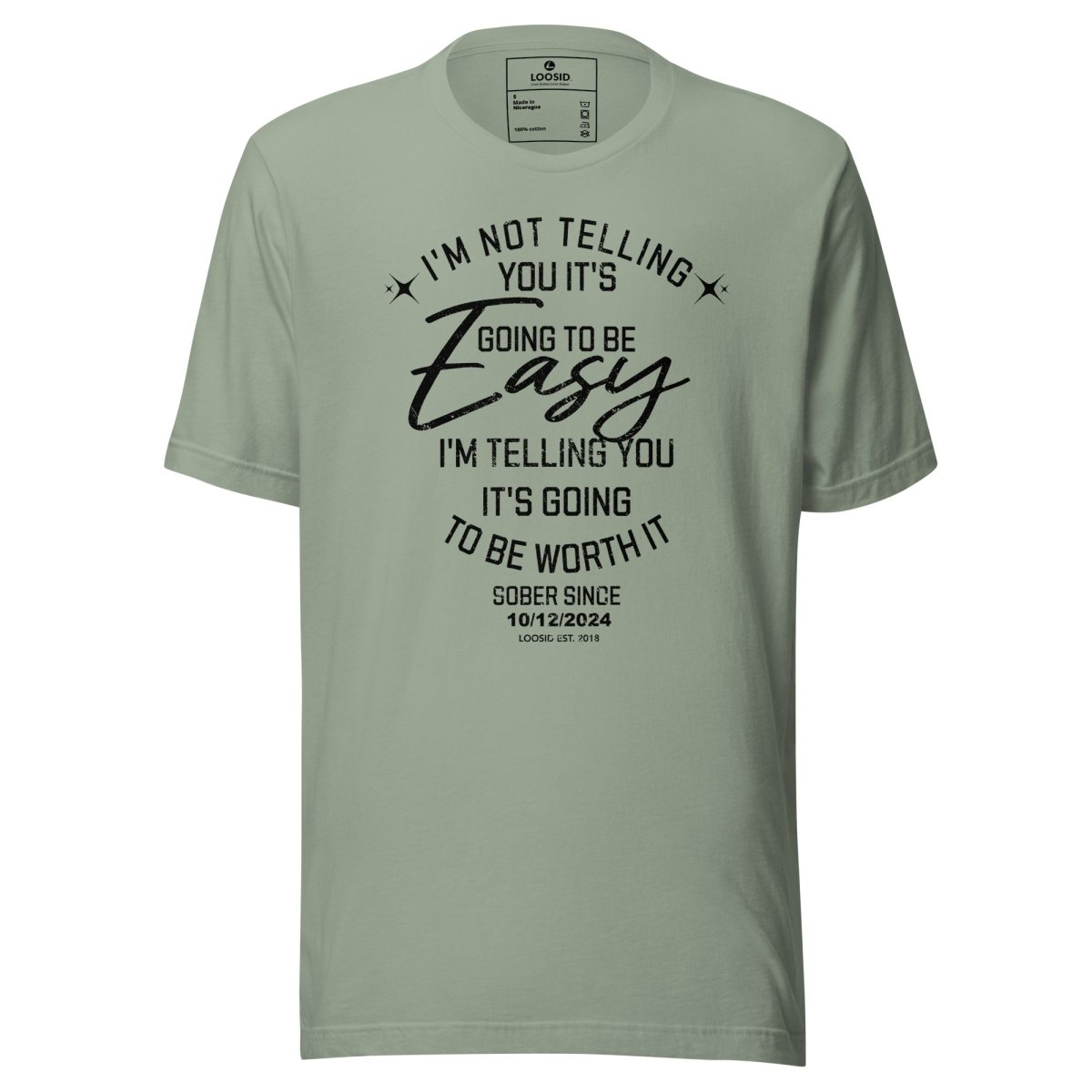Im Not telling Sober T Shirt featuring the design (view 21)