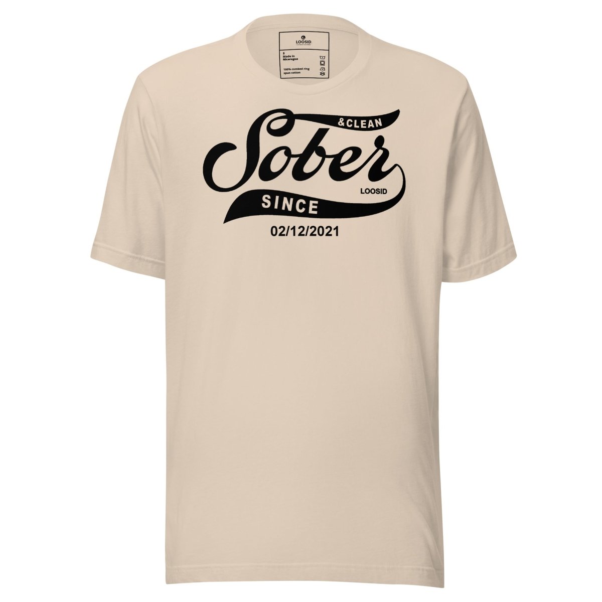 Sober Since Sober T Shirt graphic detail (view 24)
