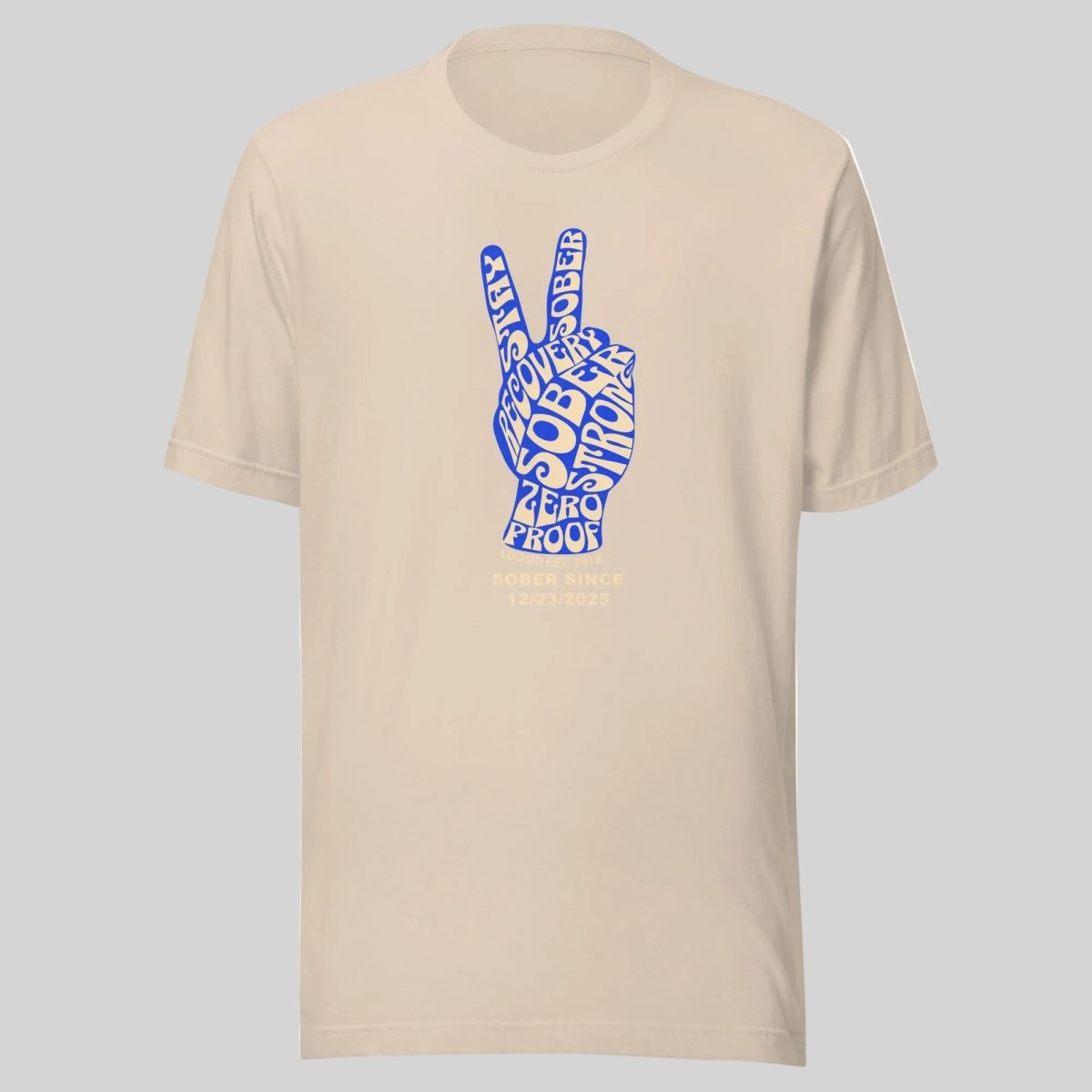 Peace & Sober Sober T Shirt packaging detail (view 18)