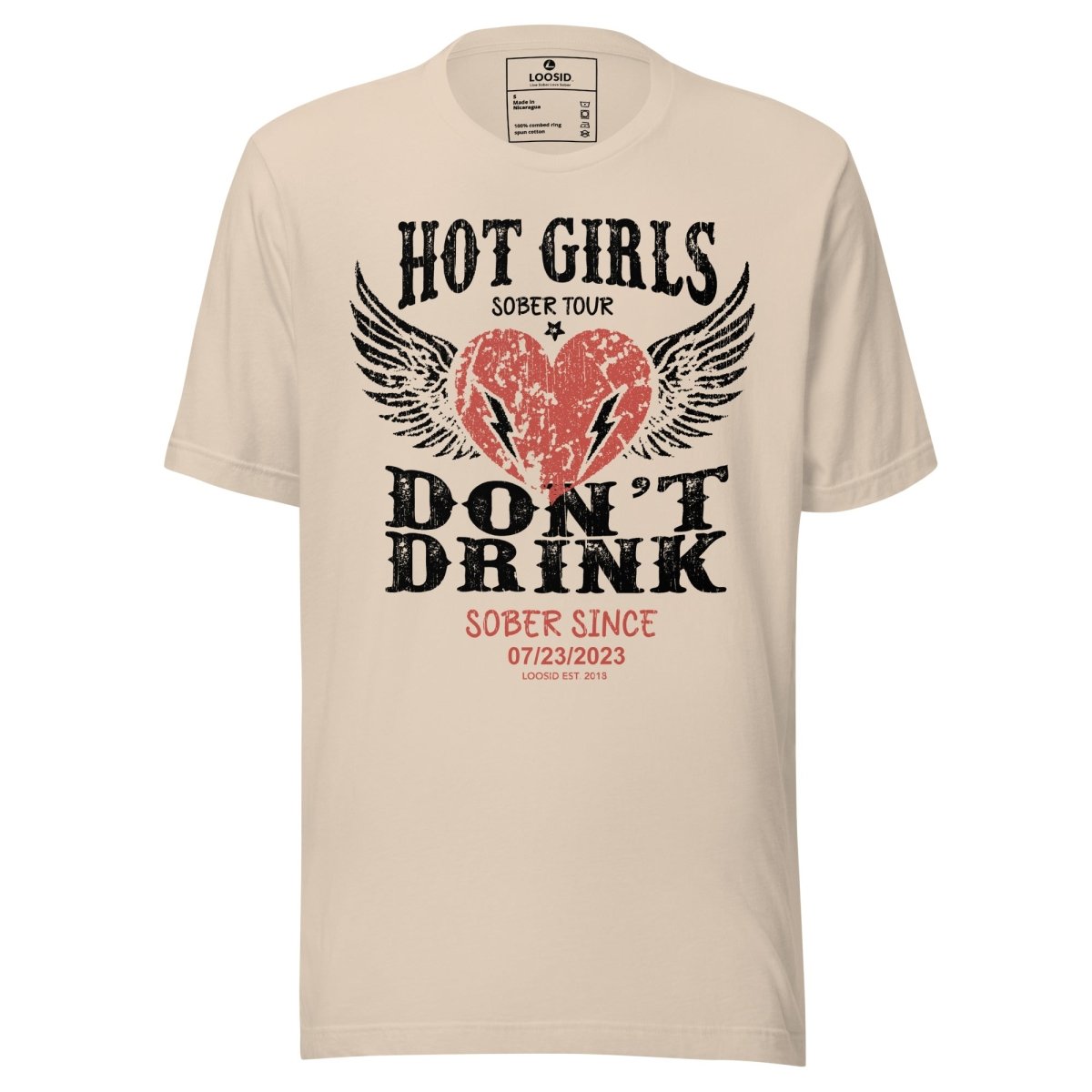 Hot Girls Sober T Shirt close-up view (view 22)