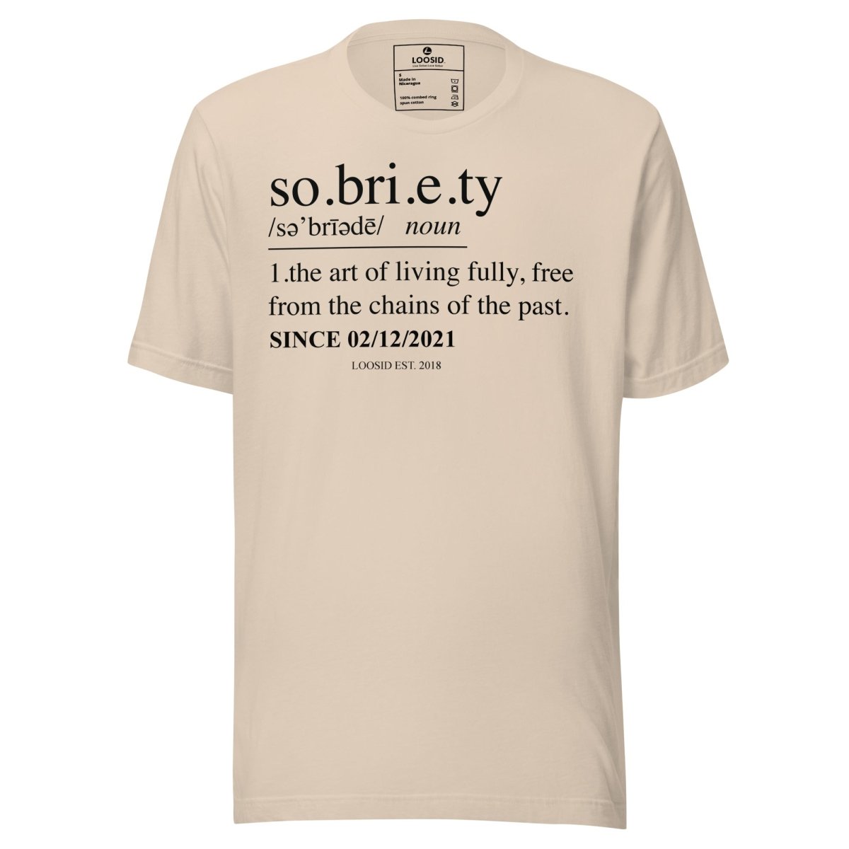 Sobriety Definition Sober T Shirt product photo (view 20)
