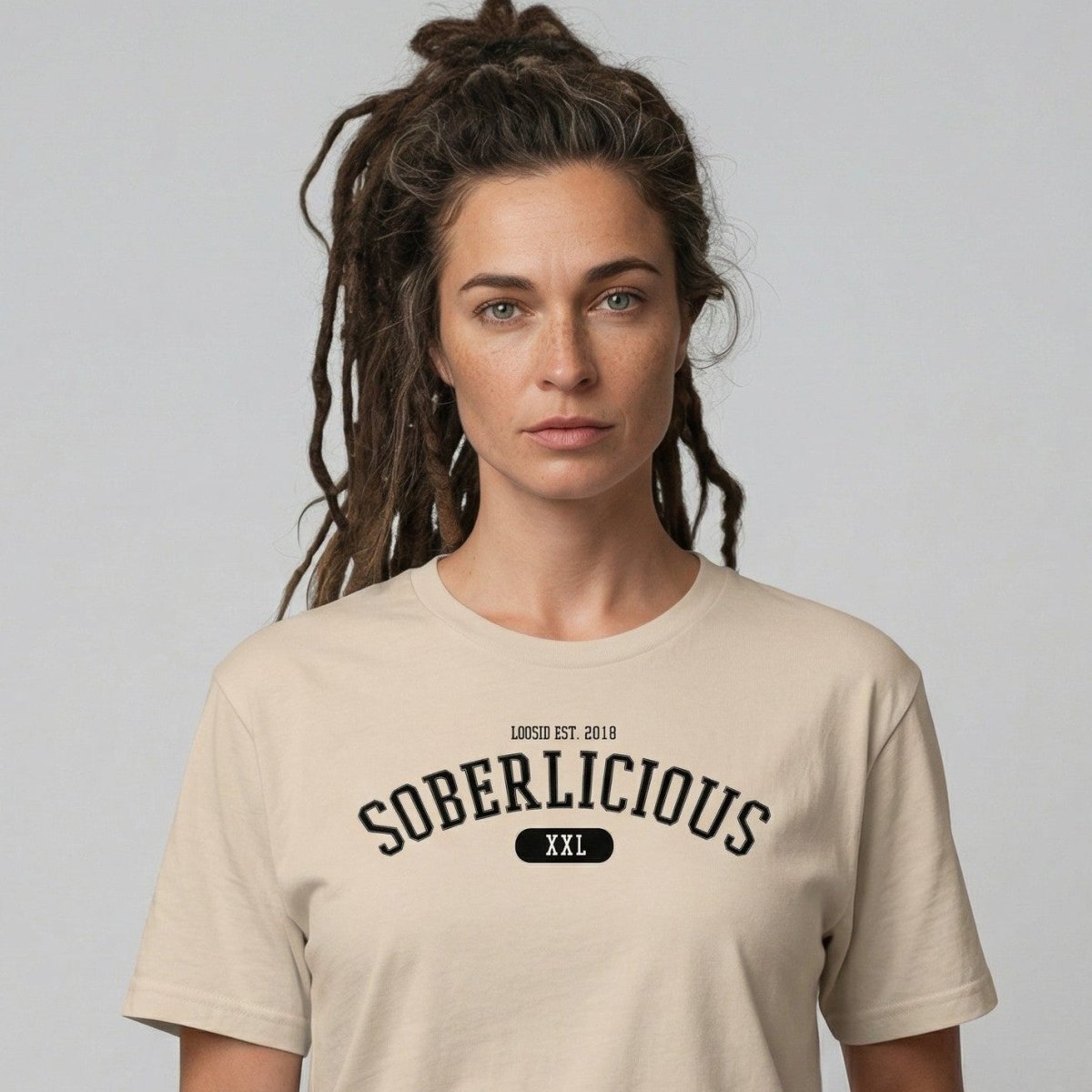 Vintage Soberlicious Sober T Shirt close-up view (view 12)