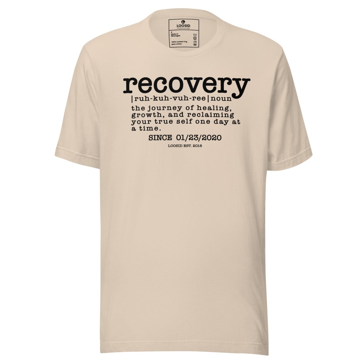 Recovery definition men Sober T Shirt product photo (view 20)