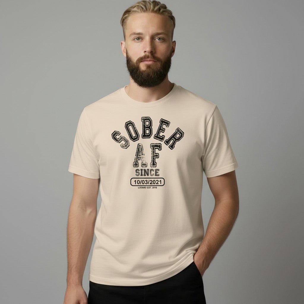 Sober AF Sober T Shirt fit detail (view 19)