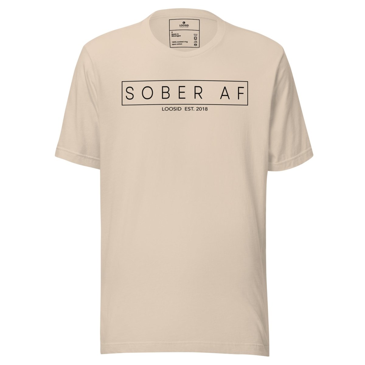 Sober AF Sober T Shirt featuring the design (view 11)