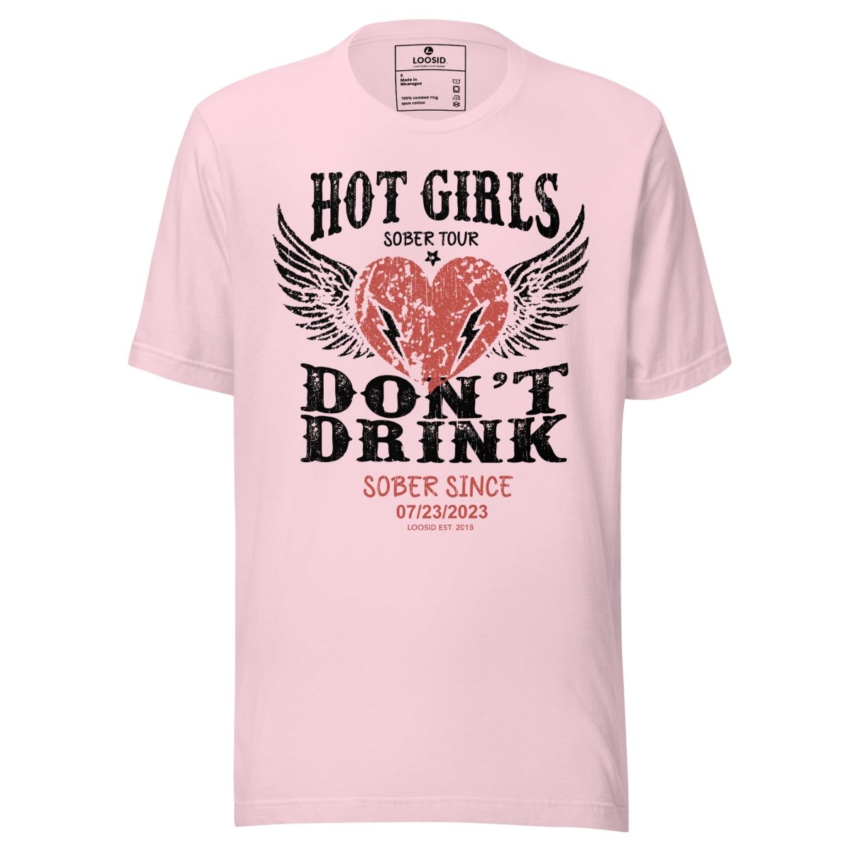 Hot Girls Sober T Shirt graphic detail (view 14)
