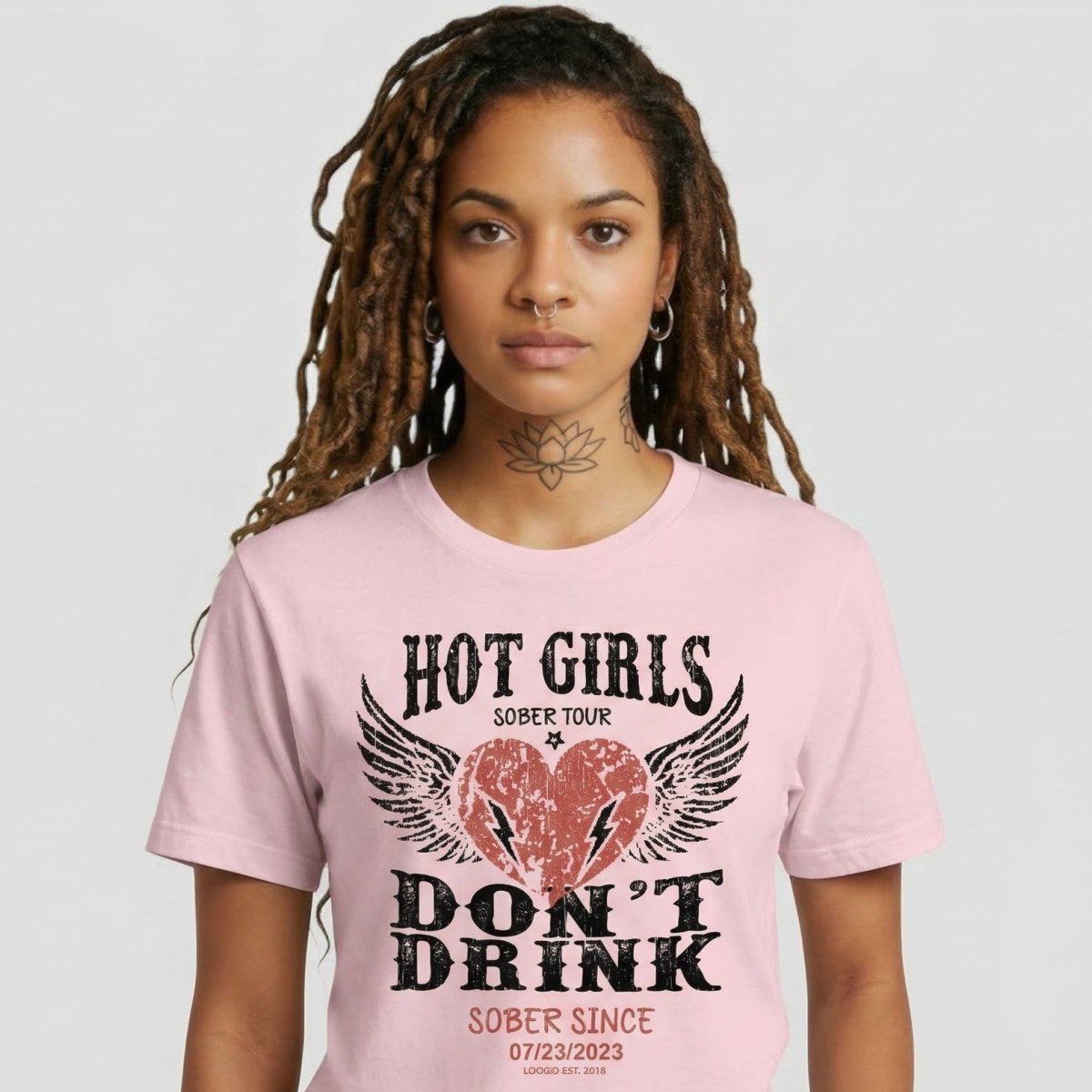 Hot Girls Sober T Shirt side view (view 16)