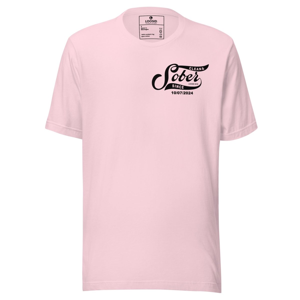 Sober Since Sober T Shirt graphic detail (view 14)