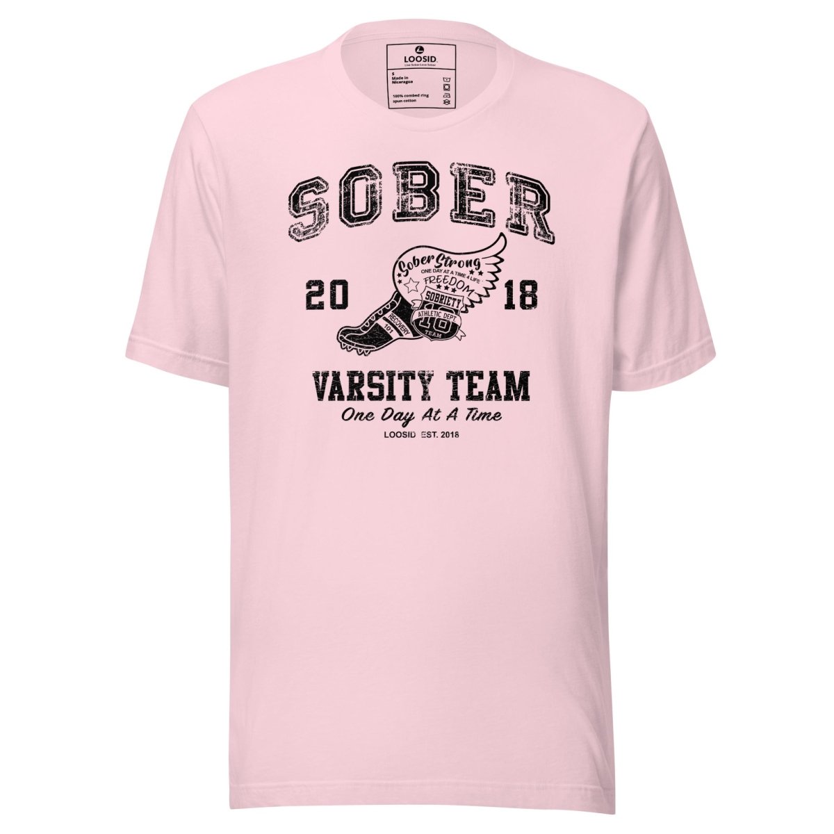 Sober Varsity Team Sober T Shirt product photo (view 20)