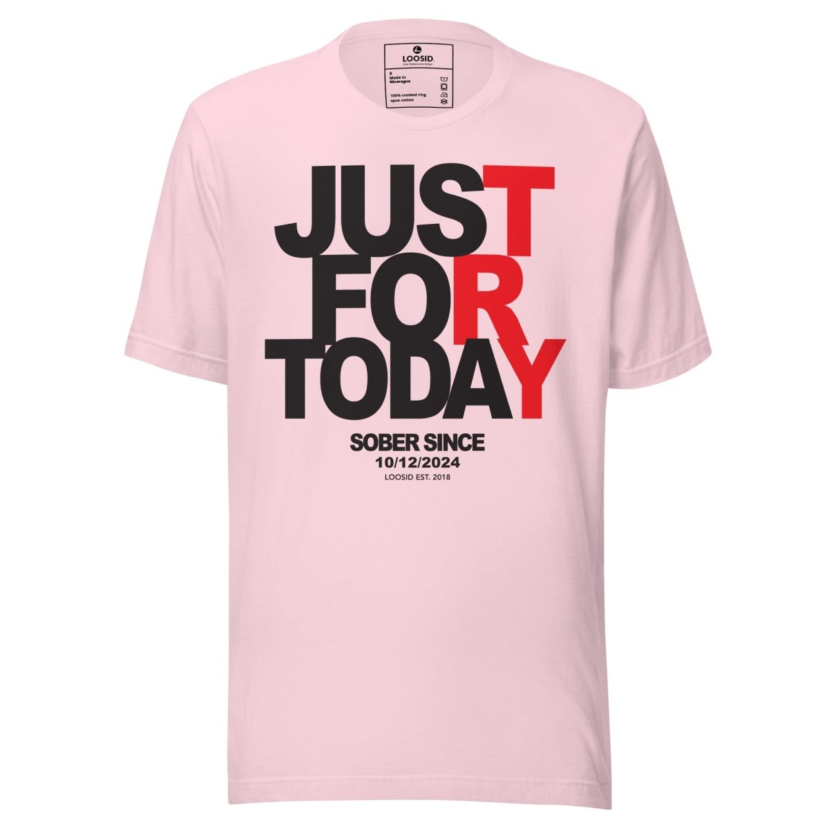 Just For today Sober T Shirt product photo (view 20)