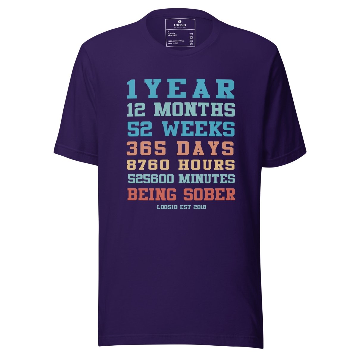Sober Time Sober T Shirt graphic detail (view 4)