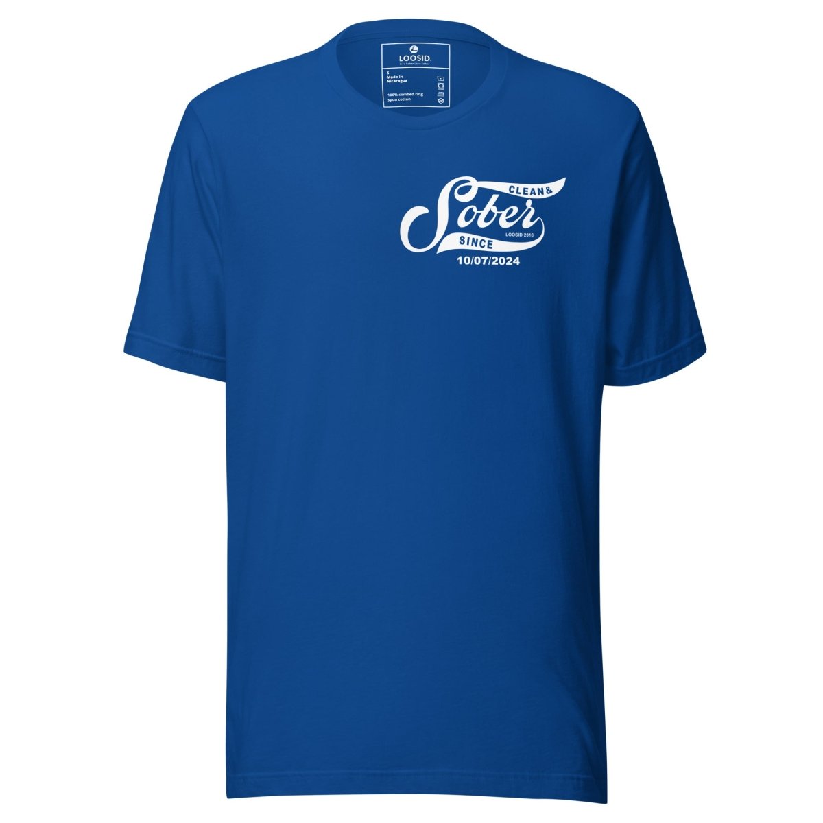 Sober Since Sober T Shirt fit detail (view 19)
