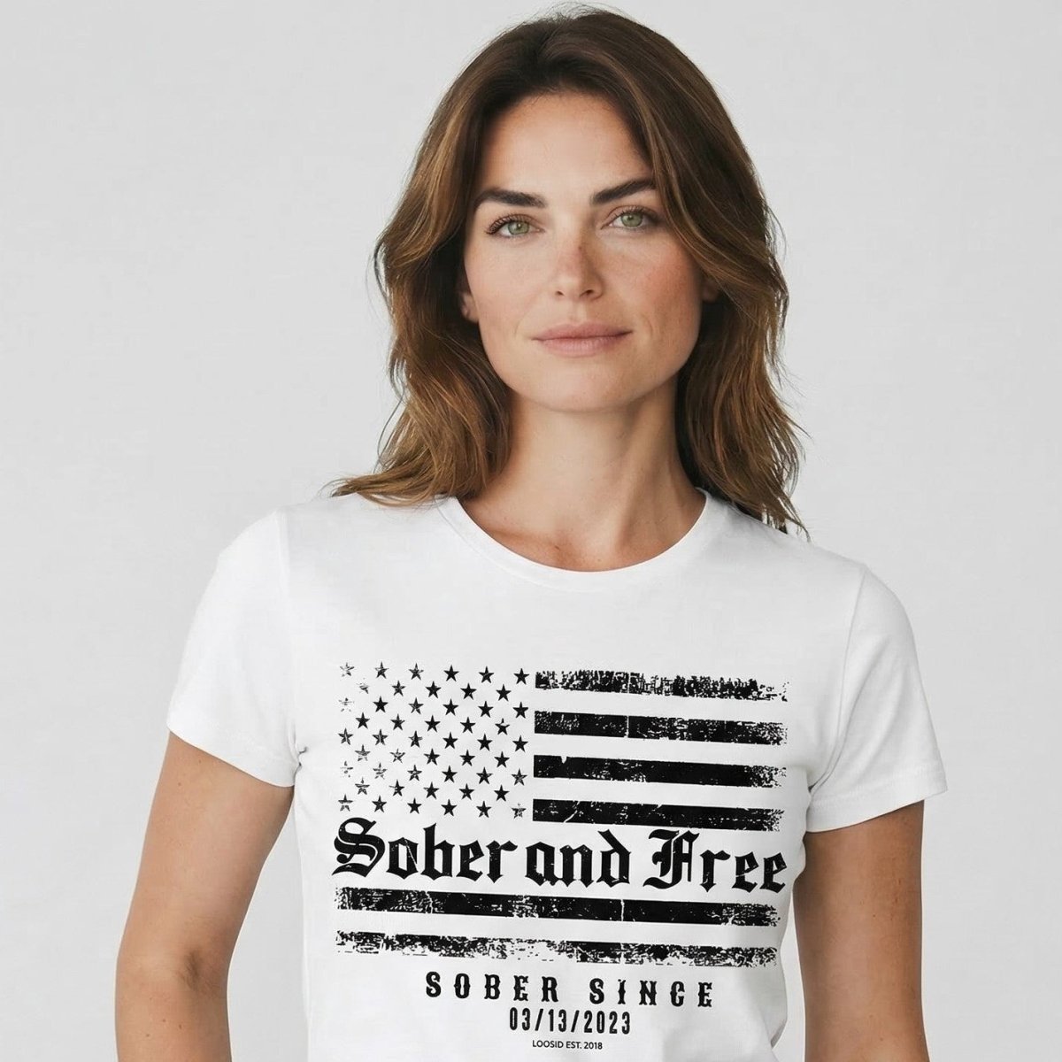 Sober and Free Sober T Shirt fit detail (view 19)