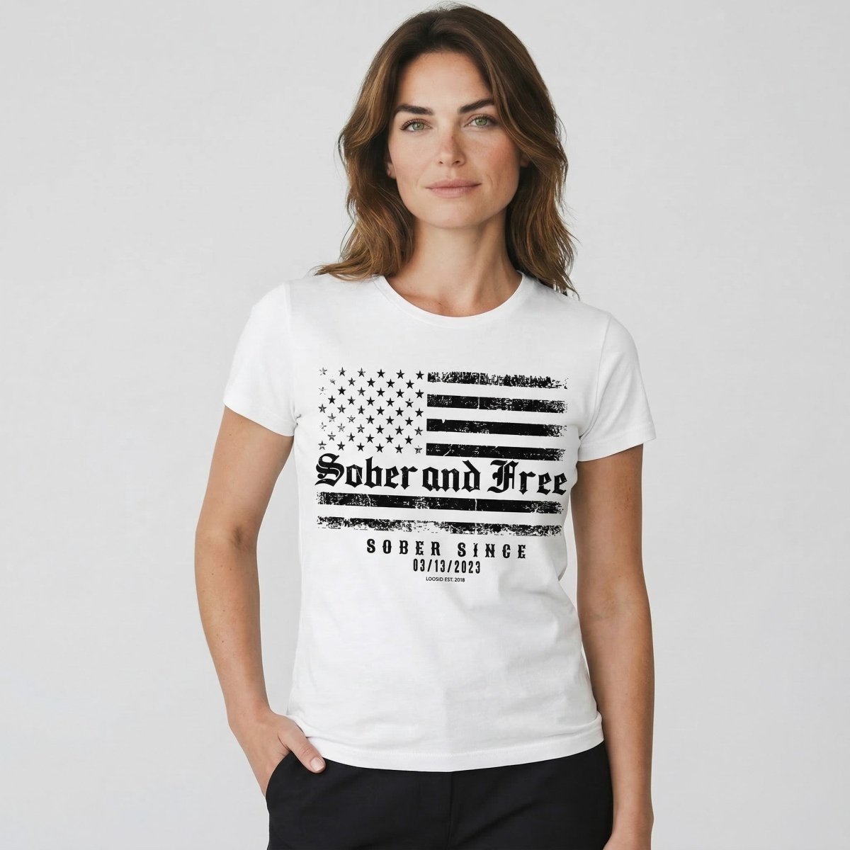 Sober and Free Sober T Shirt product photo (view 20)