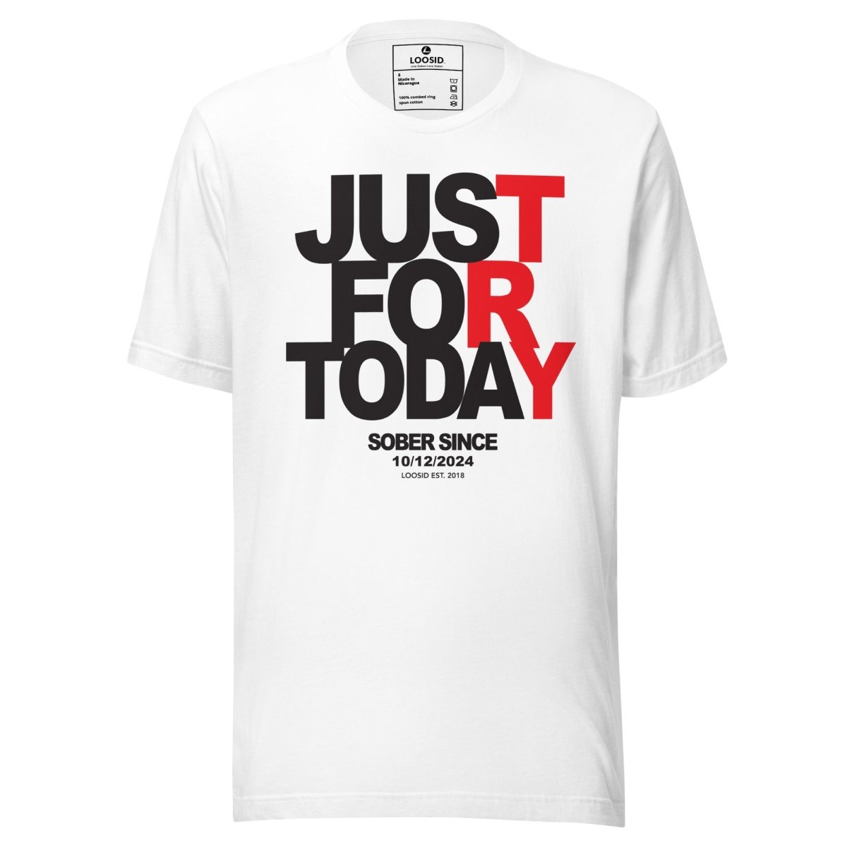 Just Try For Today Sober T Shirt close-up view (view 22)