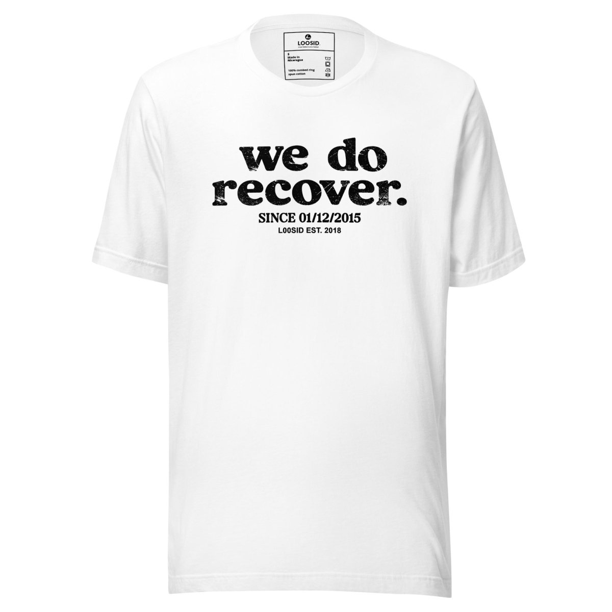 We Do Recover Women's Sober Sober T Shirt featuring the design (view 11)