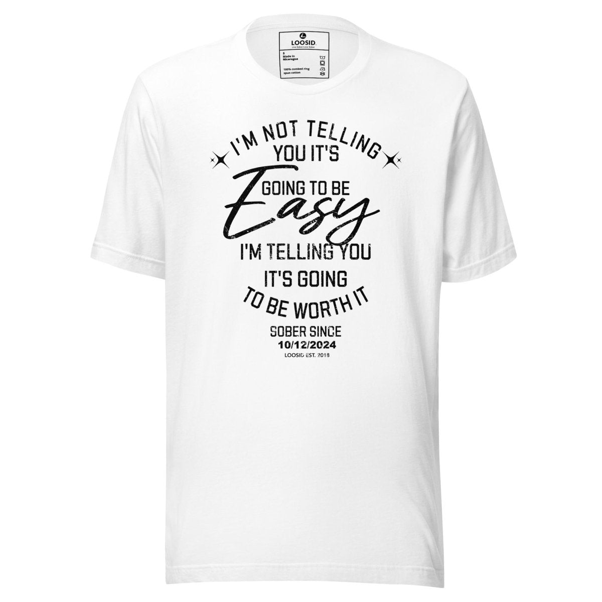 Im Not telling Sober T Shirt fit detail (view 9)