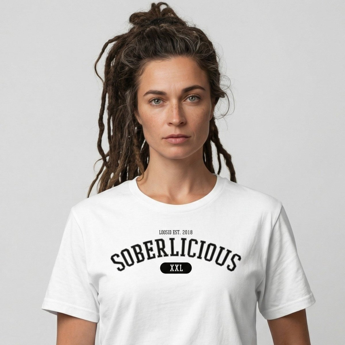 Vintage Soberlicious Sober T Shirt packaging detail (view 18)