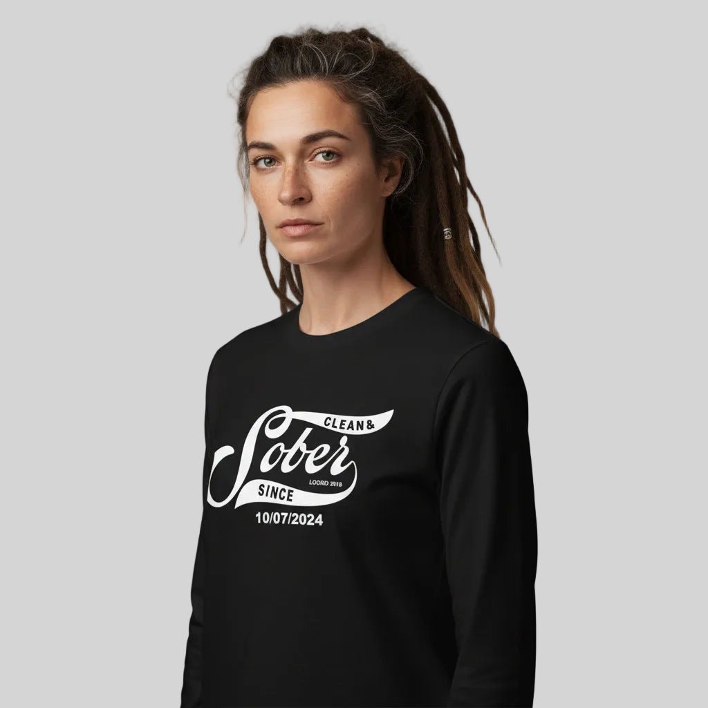 Long Sleeve Sober Sober T Shirt fit detail (view 9)