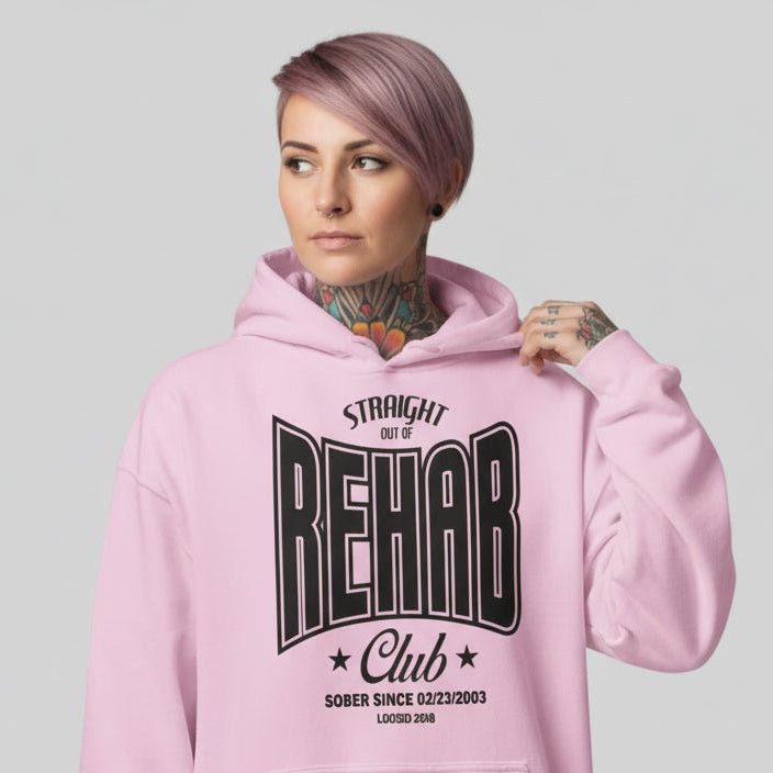 Rehab Recovery Hoodie packaging detail (view 8)