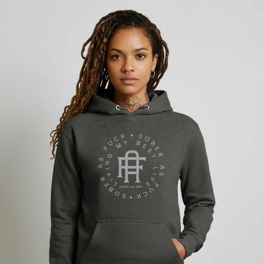 Living My Best Life Recovery Hoodie back view (view 7)
