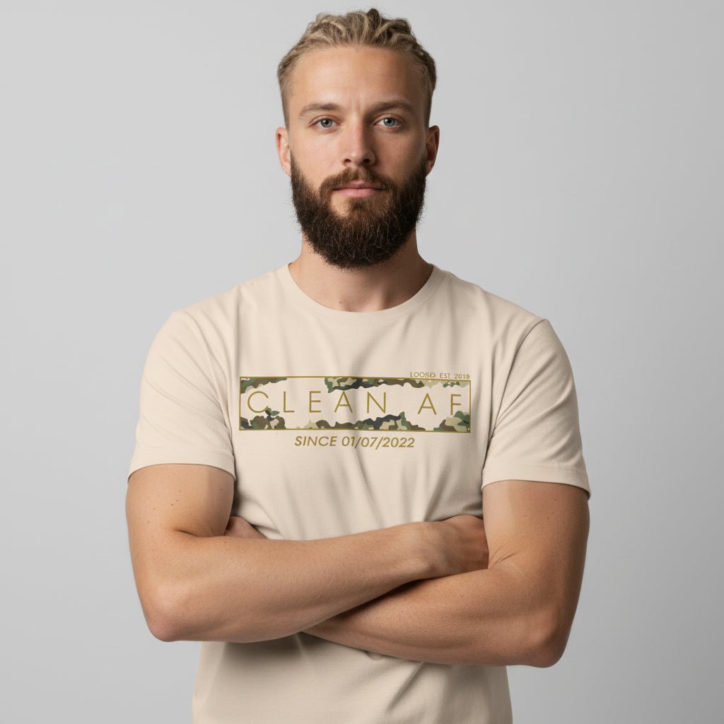 Since Date Men's Sobriety Sober T Shirt packaging detail (view 18)