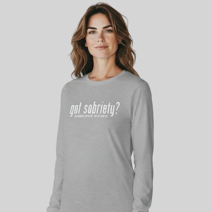 Long Sleeve Sober Sober T Shirt lifestyle view (view 25)