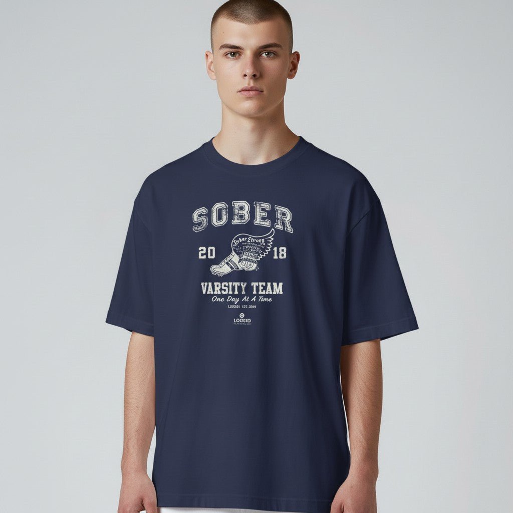 Sober Varsity Men's Sober Sober T Shirt packaging detail (view 8)