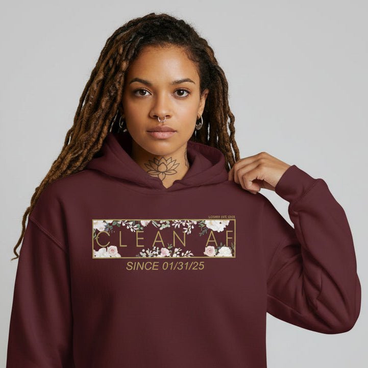 Clean AF Flower Recovery Hoodie product photo (view 10)