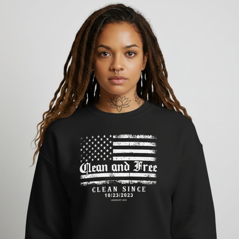 Clean Since Recovery Recovery Hoodie graphic detail (view 4)