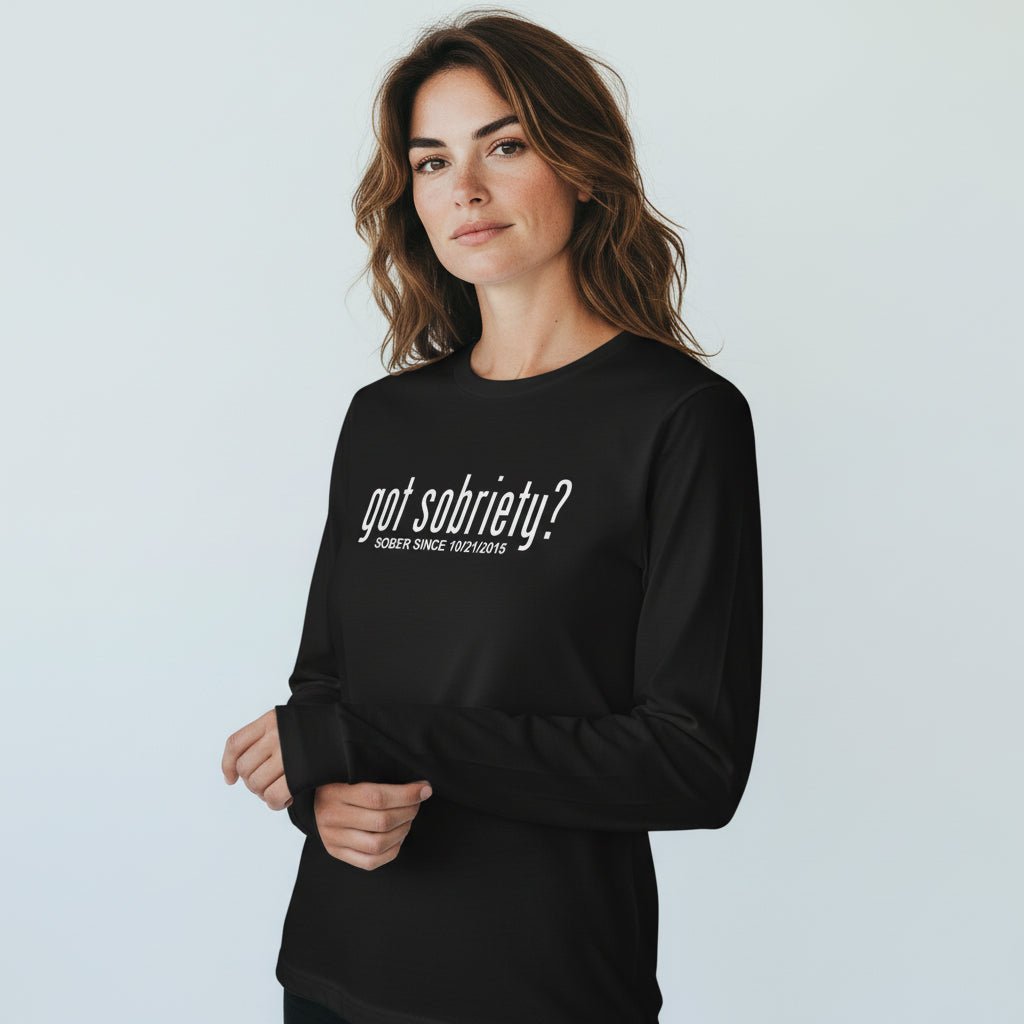 Loosid Long Sleeve Sober Sober T Shirt featuring the design