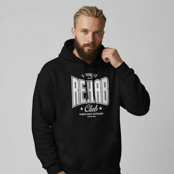 Rehab Recovery Hoodie graphic detail (view 24)