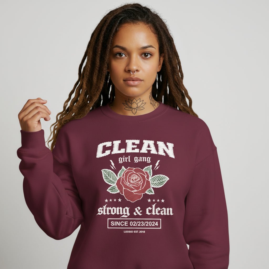 Strong & Clean Personalized Recovery Recovery Hoodie product photo (view 10)