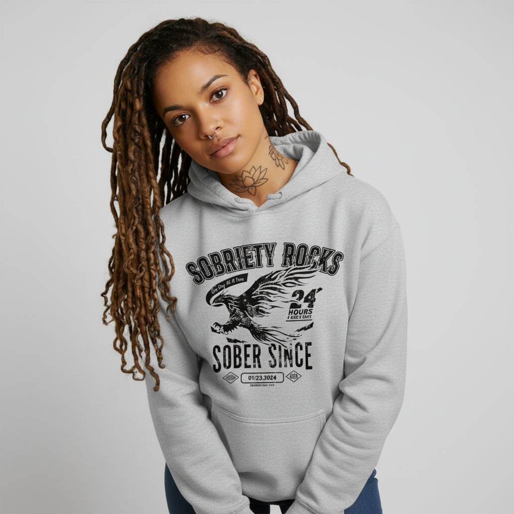 Sober Since Recovery Hoodie product photo (view 30)