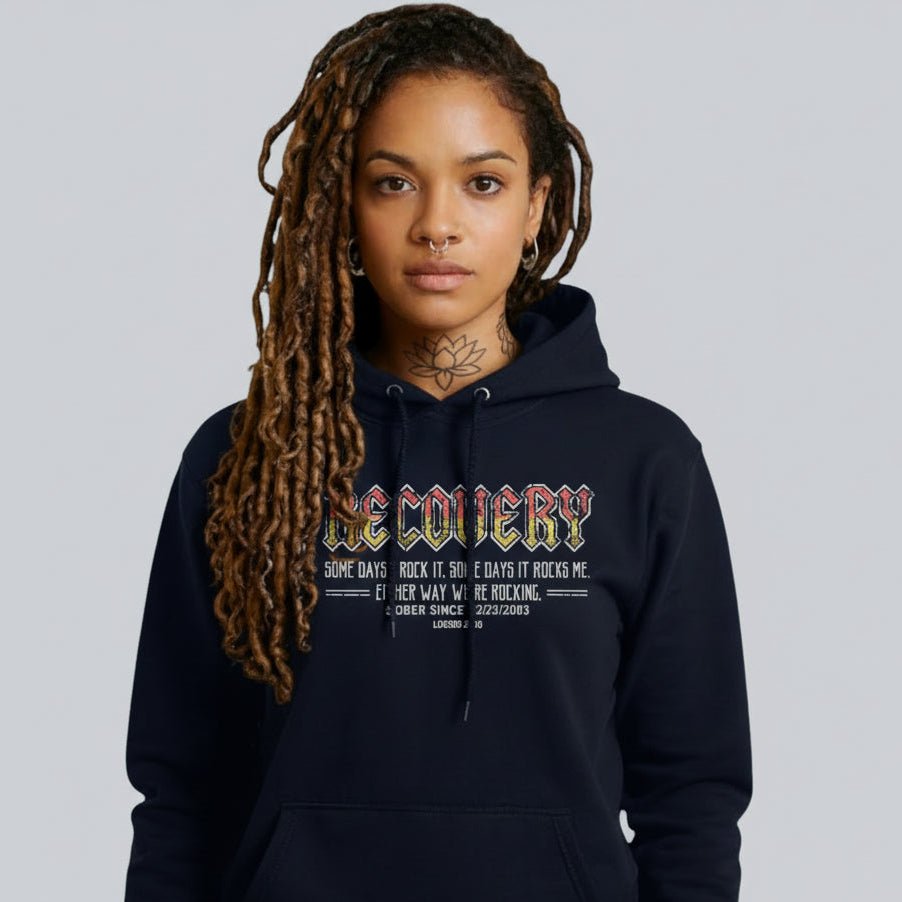 Recovery Rock Recovery Hoodie lifestyle view (view 15)