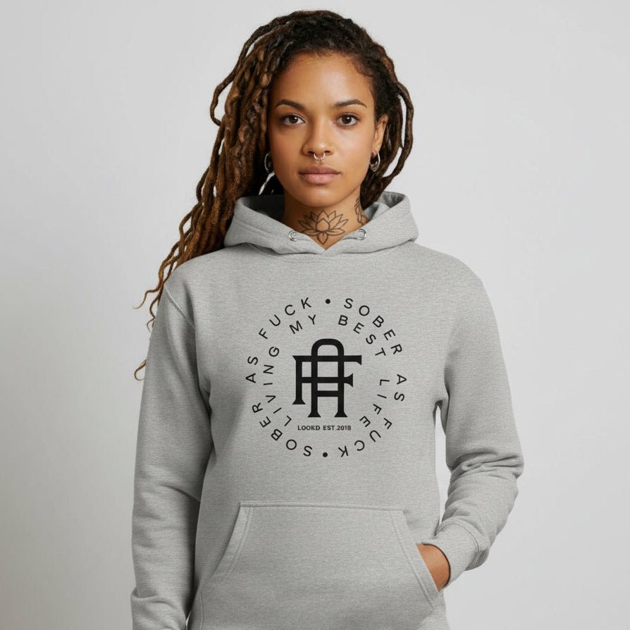 Living My Best Life Recovery Hoodie featuring the design (view 11)
