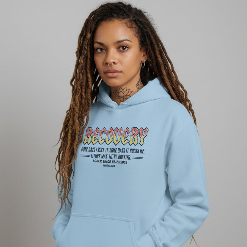 Recovery Rock Recovery Hoodie featuring the design (view 31)