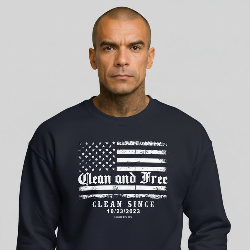 Sobriety Recovery Hoodie side view (view 6)