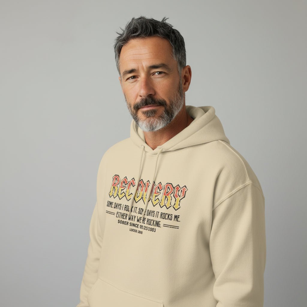 Recovery Rocks Recovery Hoodie side view (view 26)