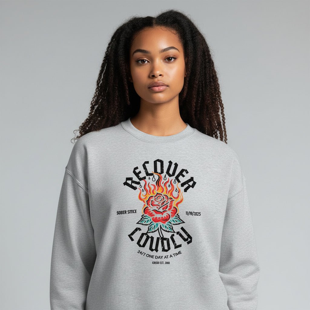 Recover Loudly Recovery Hoodie product photo (view 30)
