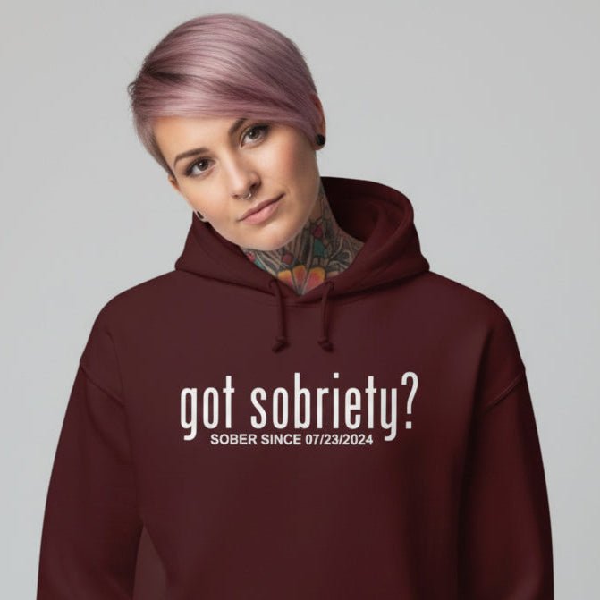 Got Sobriety Recovery Hoodie side view (view 26)