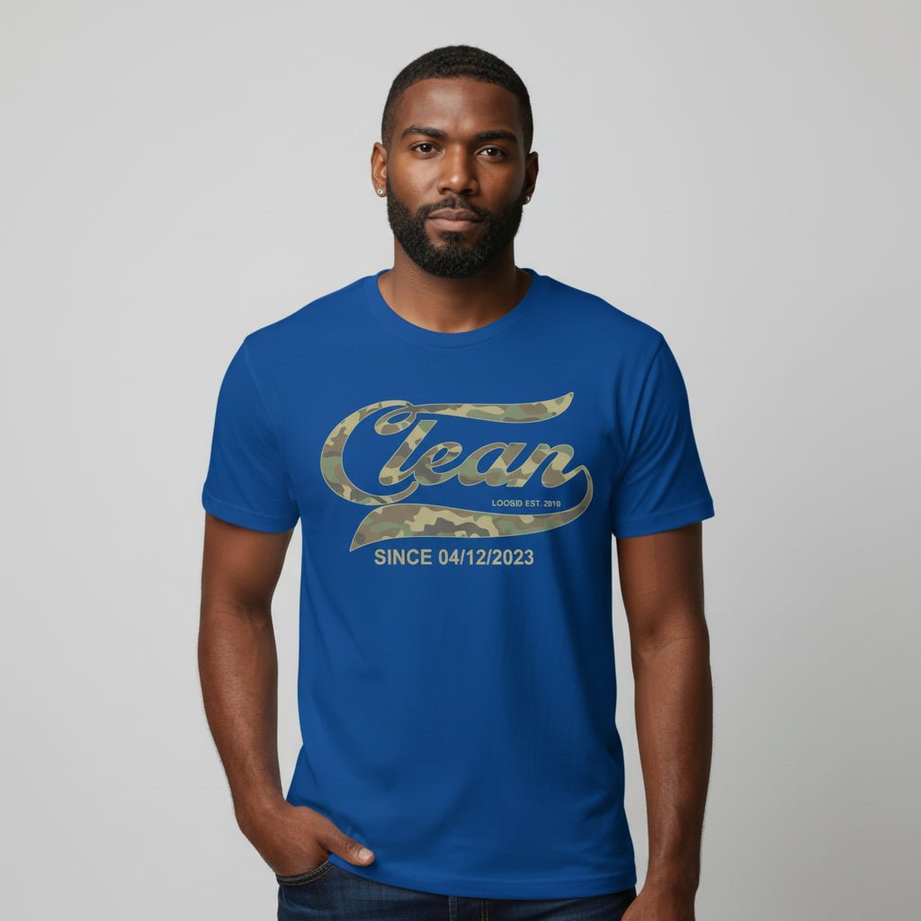 Recovery Date Men's Sobriety Sober T Shirt graphic detail (view 24)