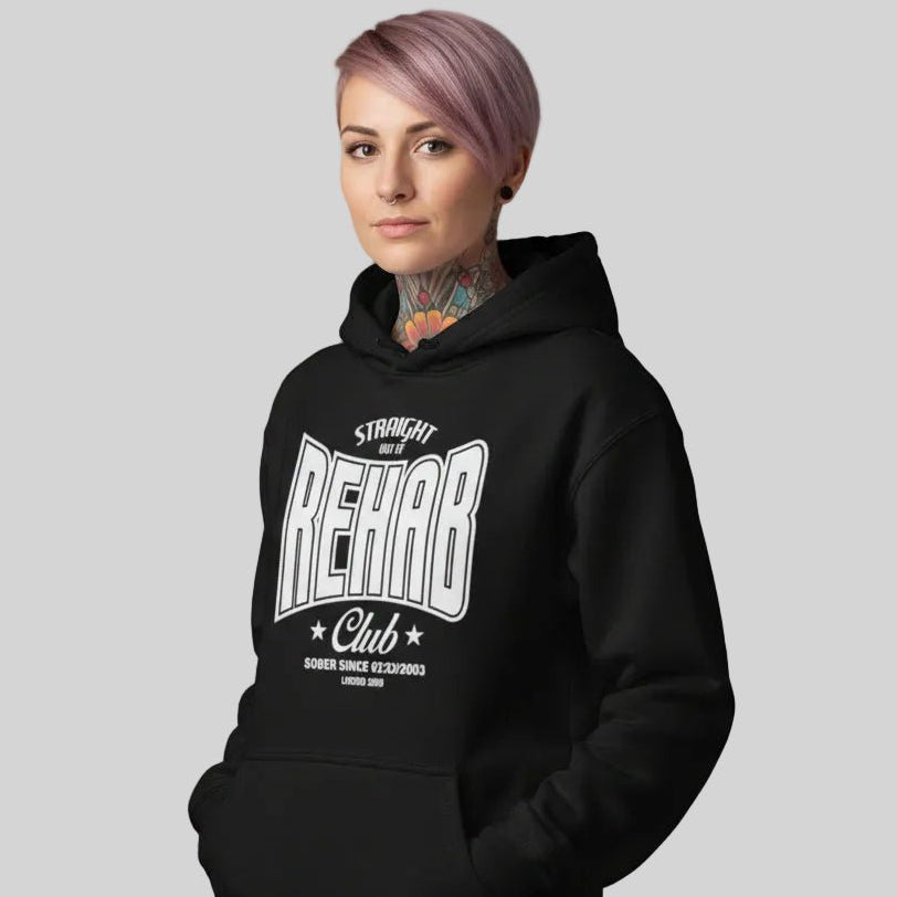 Rehab Recovery Hoodie lifestyle view (view 5)