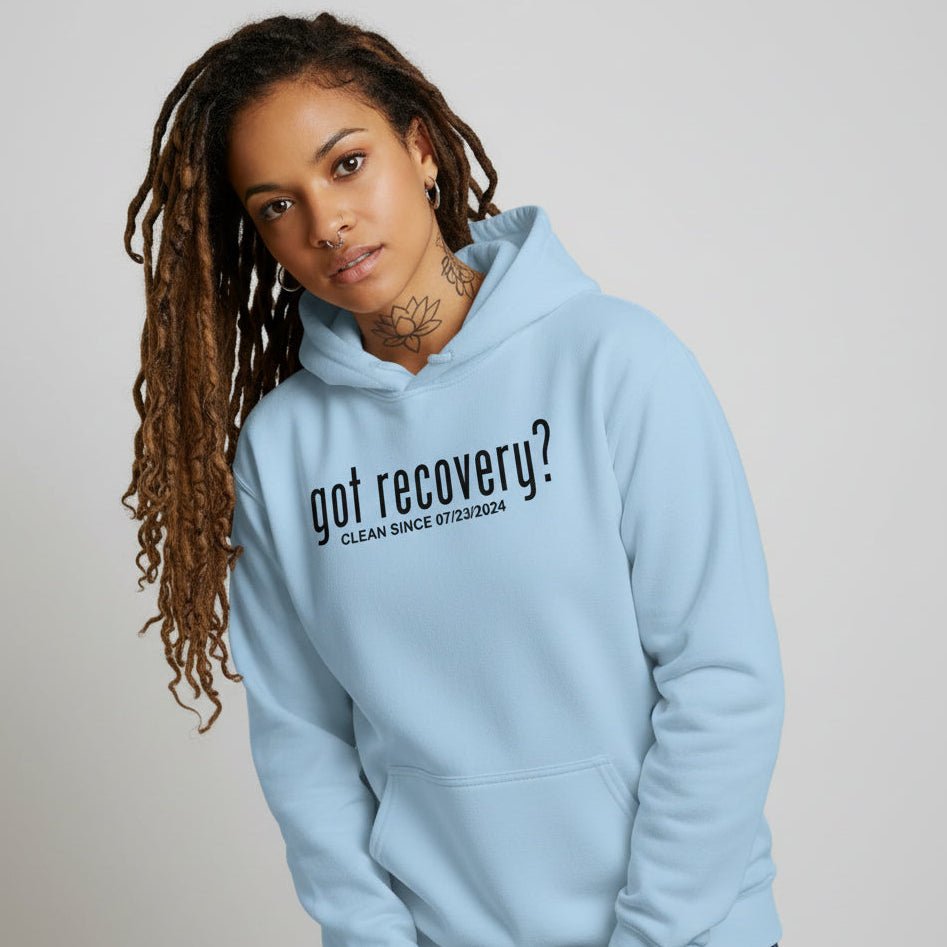 Got Recovery Recovery Hoodie flat lay styled image (view 23)
