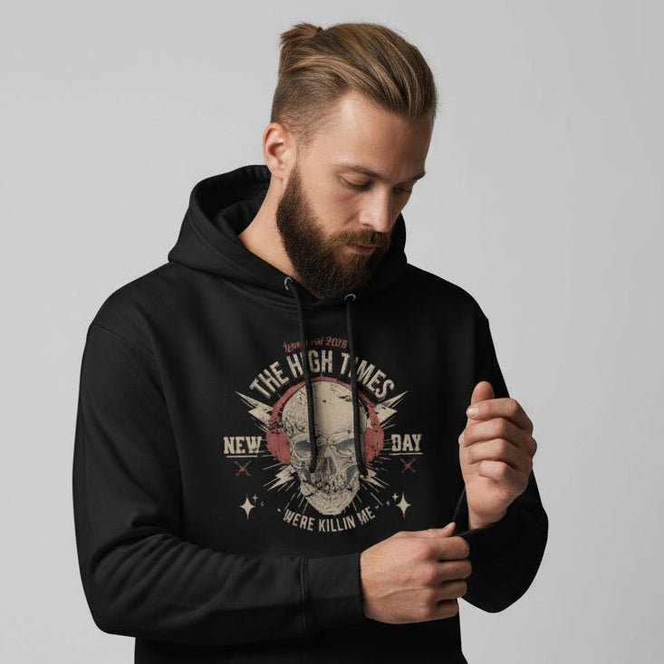 High Times Recovery Hoodie close-up view (view 2)